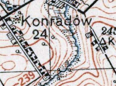 lokalizacja cmentarza Konradów